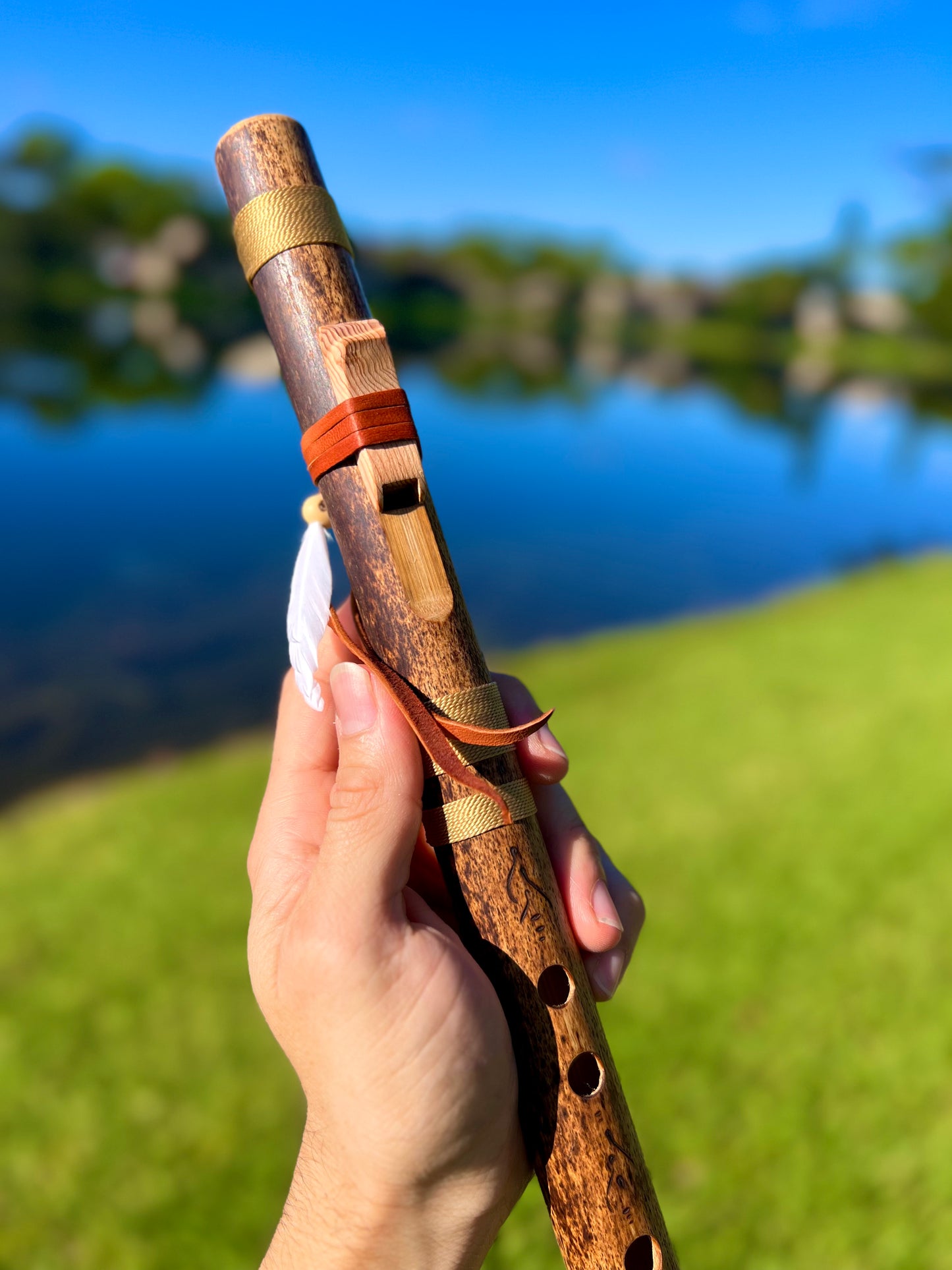 Natural Dark Style - Native American flute ( B flat 440 Hz )