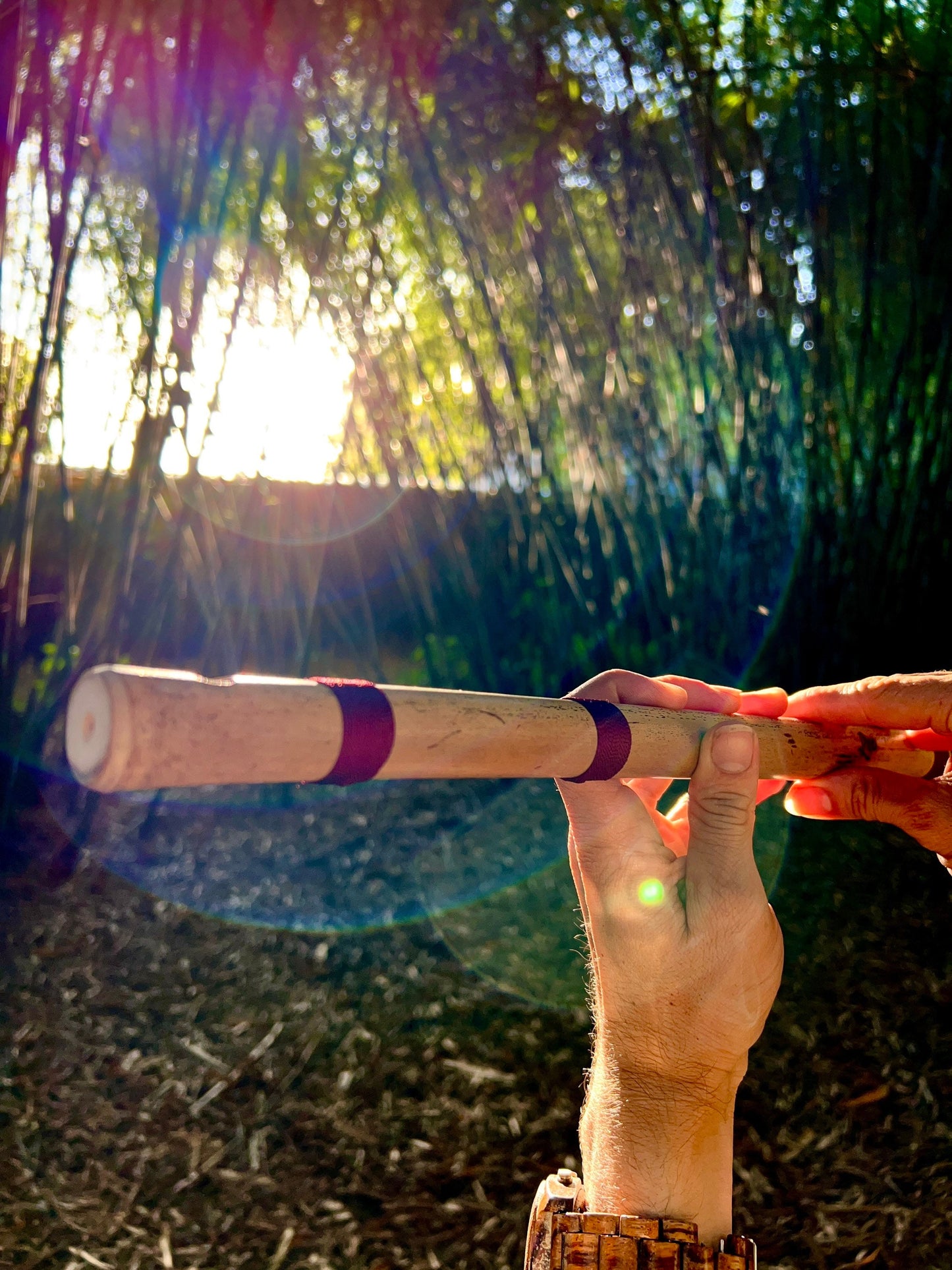 Side blown bansuri style flute